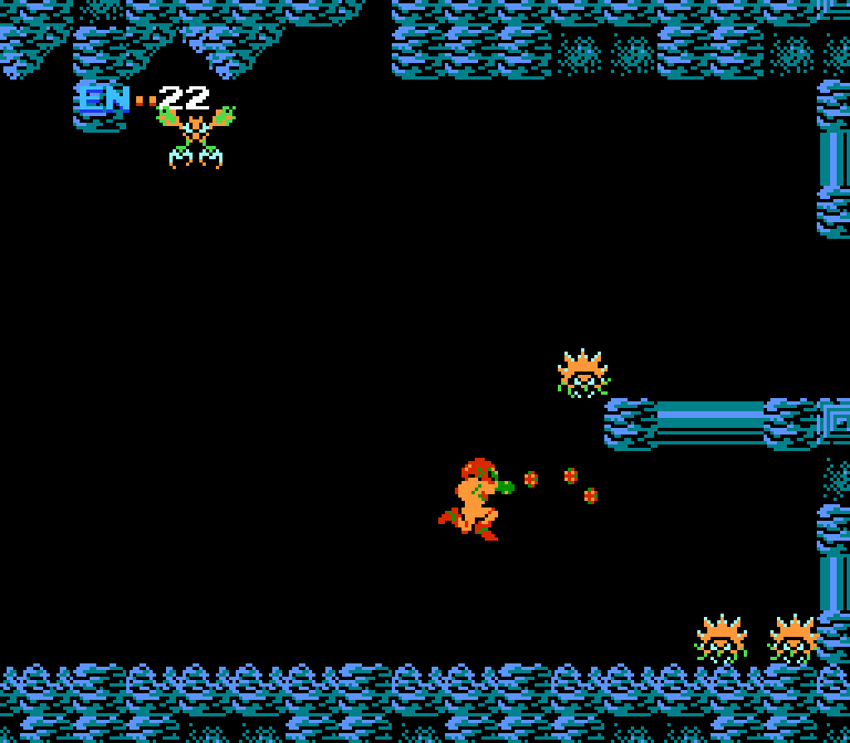 Samus fights her way through Zebes to stop the Space Pirates 