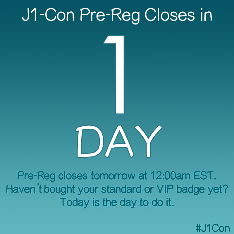 1 Day Pre-Reg