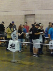 Line to get in