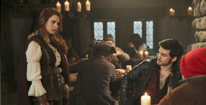 Ariel (Joanna Garcia Swisher) enlists help from Hook (Colin O'Donoghue) to find Prince Erik.