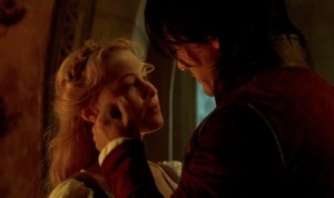 Vlad the Impaler (Luke Evans) was more of a lover than a fighter. He acquired to dark power in order to protect his wife Mirena (Sarah Gadon) and their child.