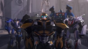 Bumblebee is honored for his heroism and christened to warrior status